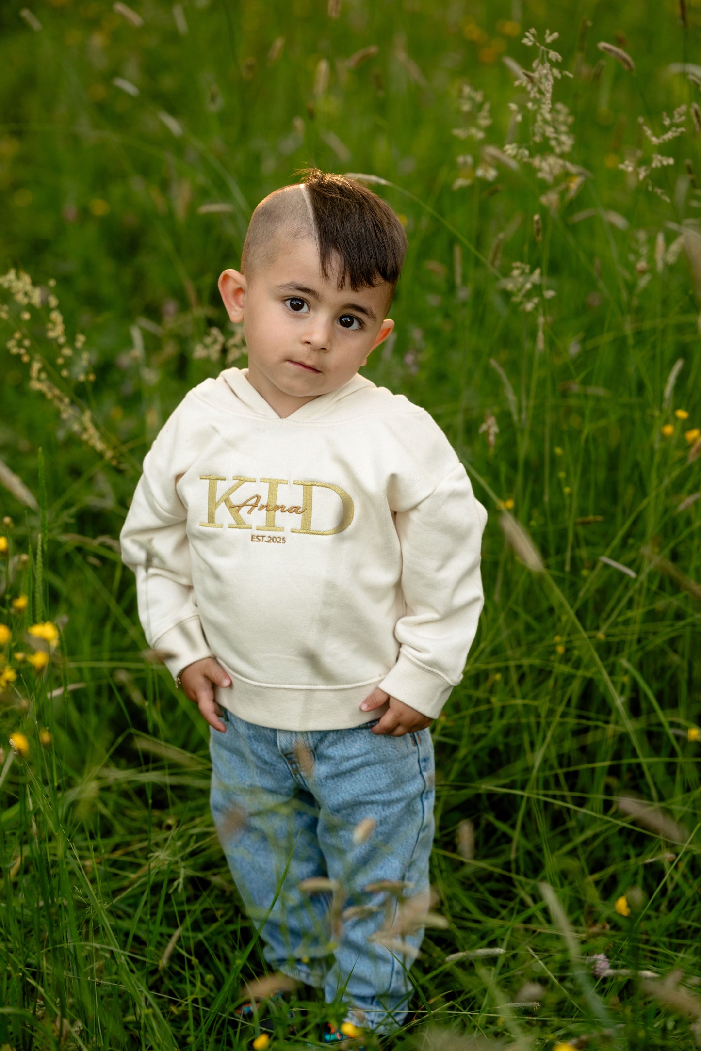 Personalisierte Kind Hoodie-Bestickt